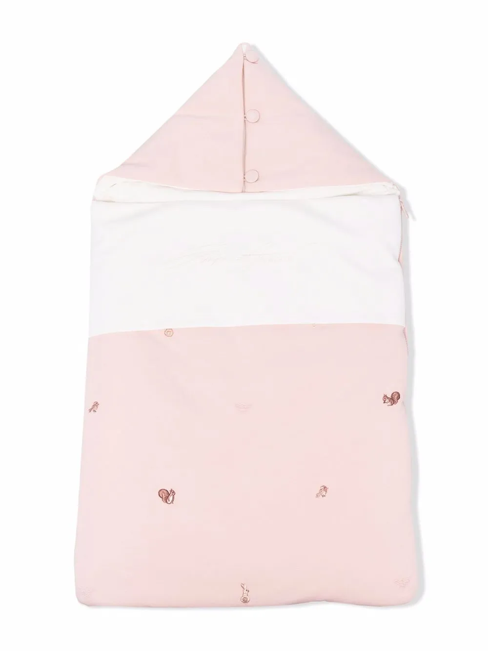 Emporio Armani Kids конверт с вышивкой