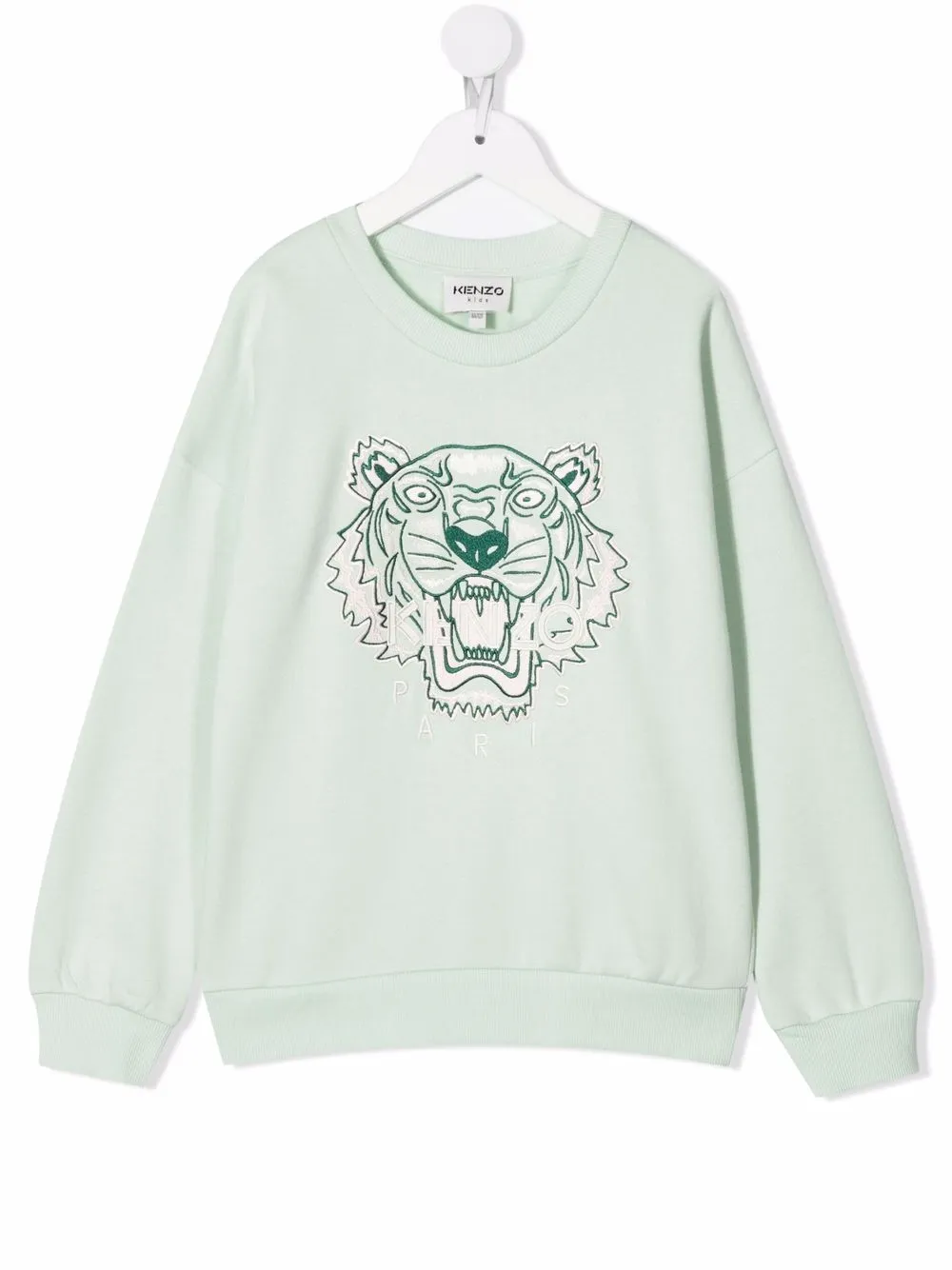 фото Kenzo kids толстовка с вышивкой tiger