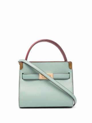 Shop Tory Burch Lee Radziwill leather bag with Express Delivery - FARFETCH