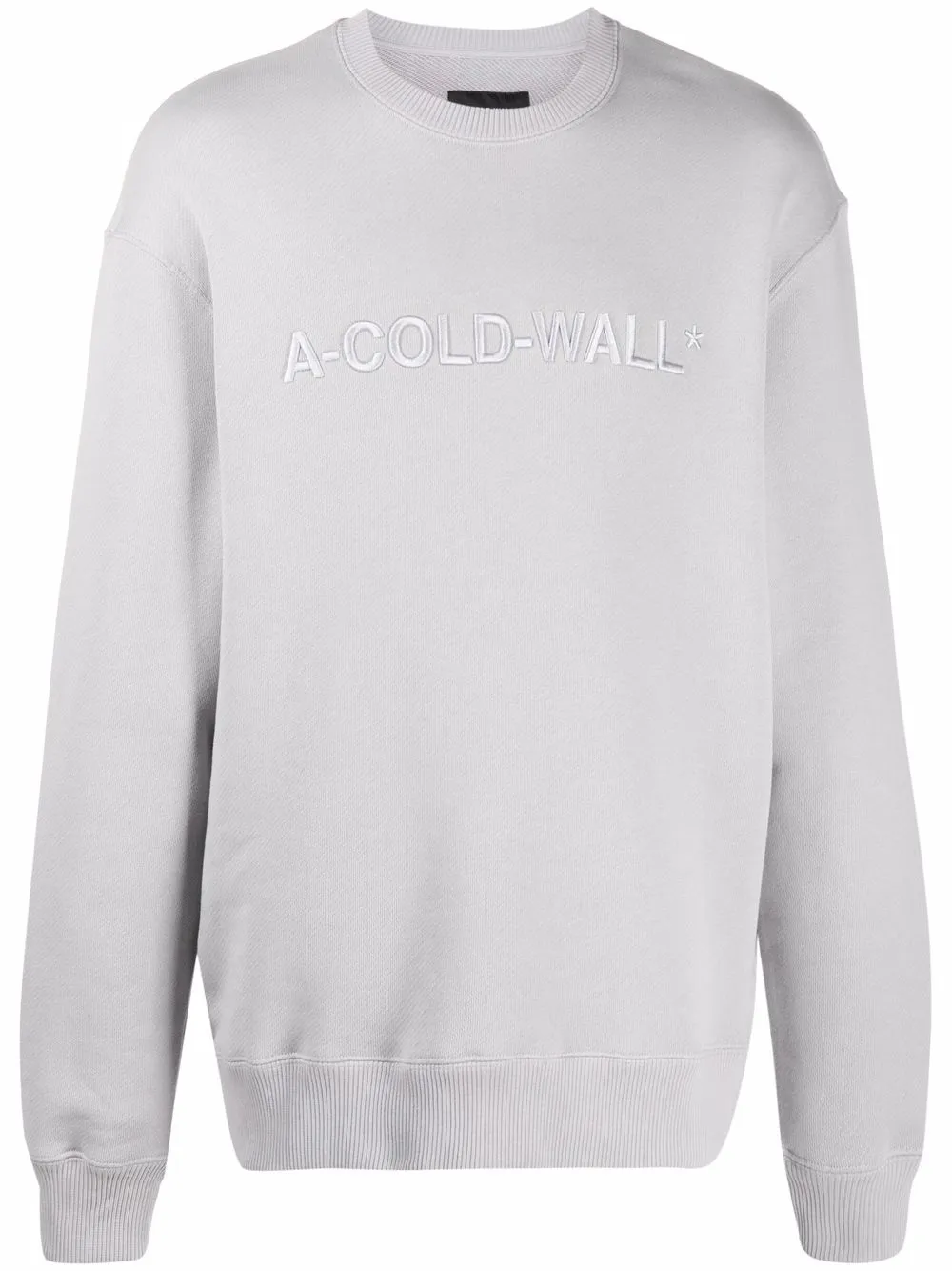 * logo-embroidered cotton sweatshirt