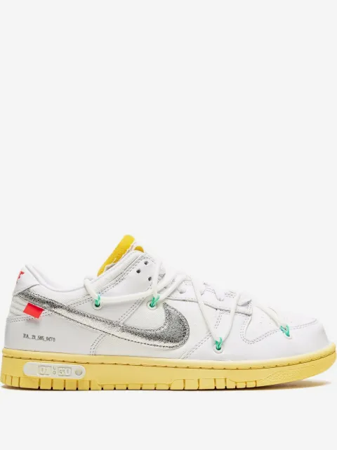 Nike X Off-White x Off-White Dunk Low Lot 01 Sneakers