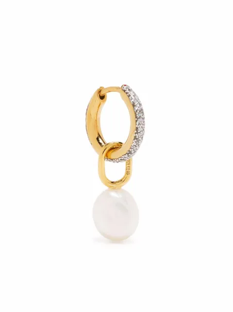 Maria Black Tequila Opal glitter huggie earring