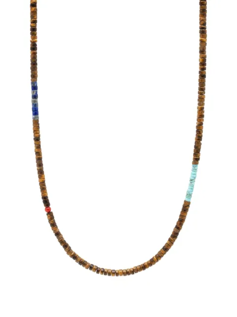 Nialaya Jewelry Heishi faceted bead-embellished necklace