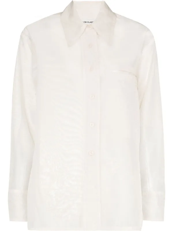 camisa translucida