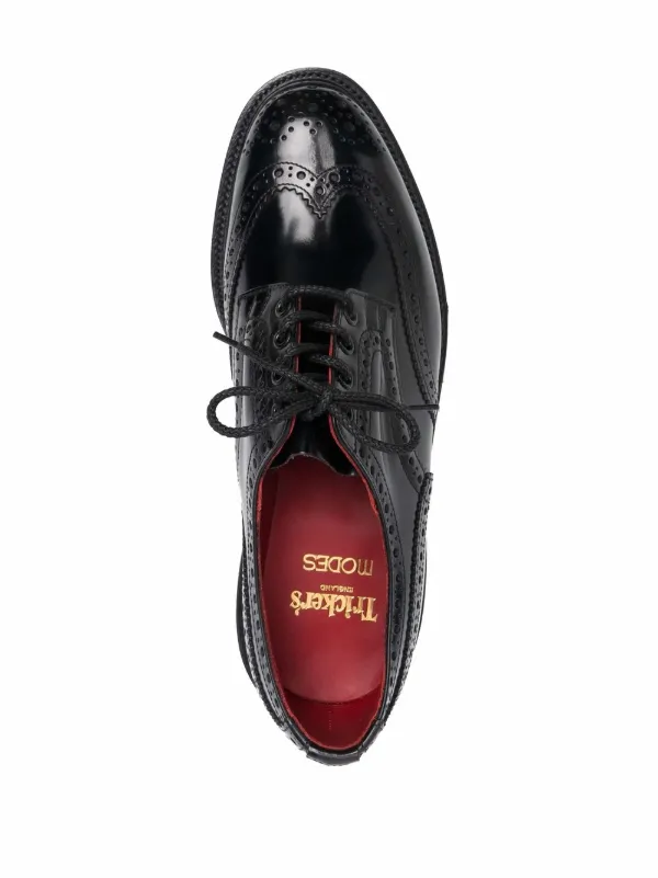 Tricker's Bourton Derby Shoes | Black | FARFETCH RO