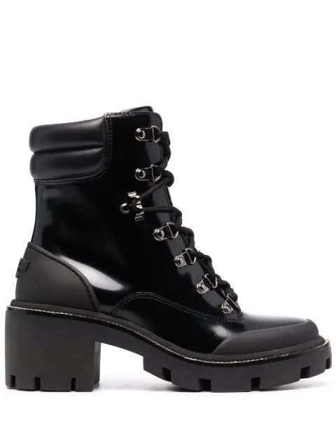 Tory Burch Lug-sole leather ankle boots