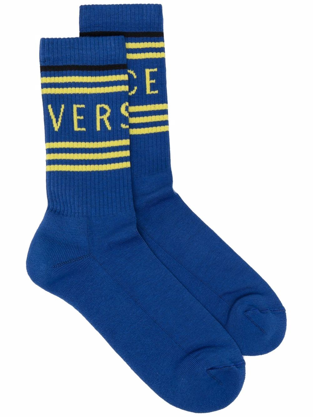 фото Versace носки в рубчик с логотипом