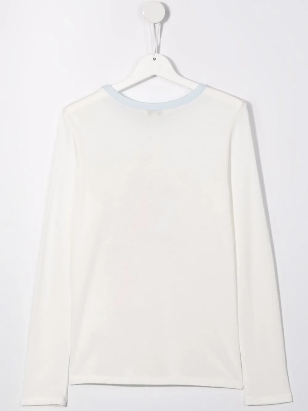 фото Lanvin enfant топ с длинными рукавами и графичным принтом