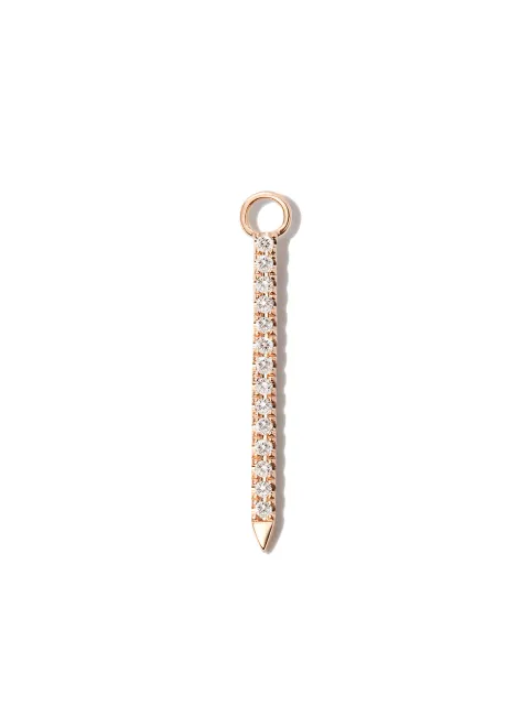 MARIA TASH dije Eternity Bar en oro rosa de 18kt con diamante