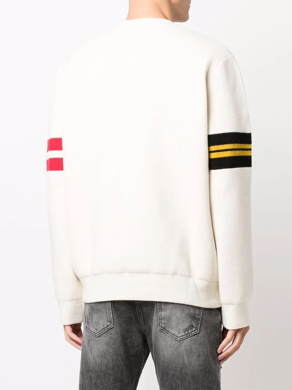 Diesel Trui met logo-reliëf Beige