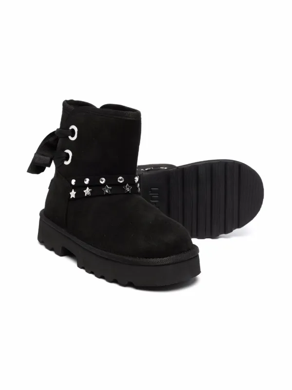 Black studded suede boots store