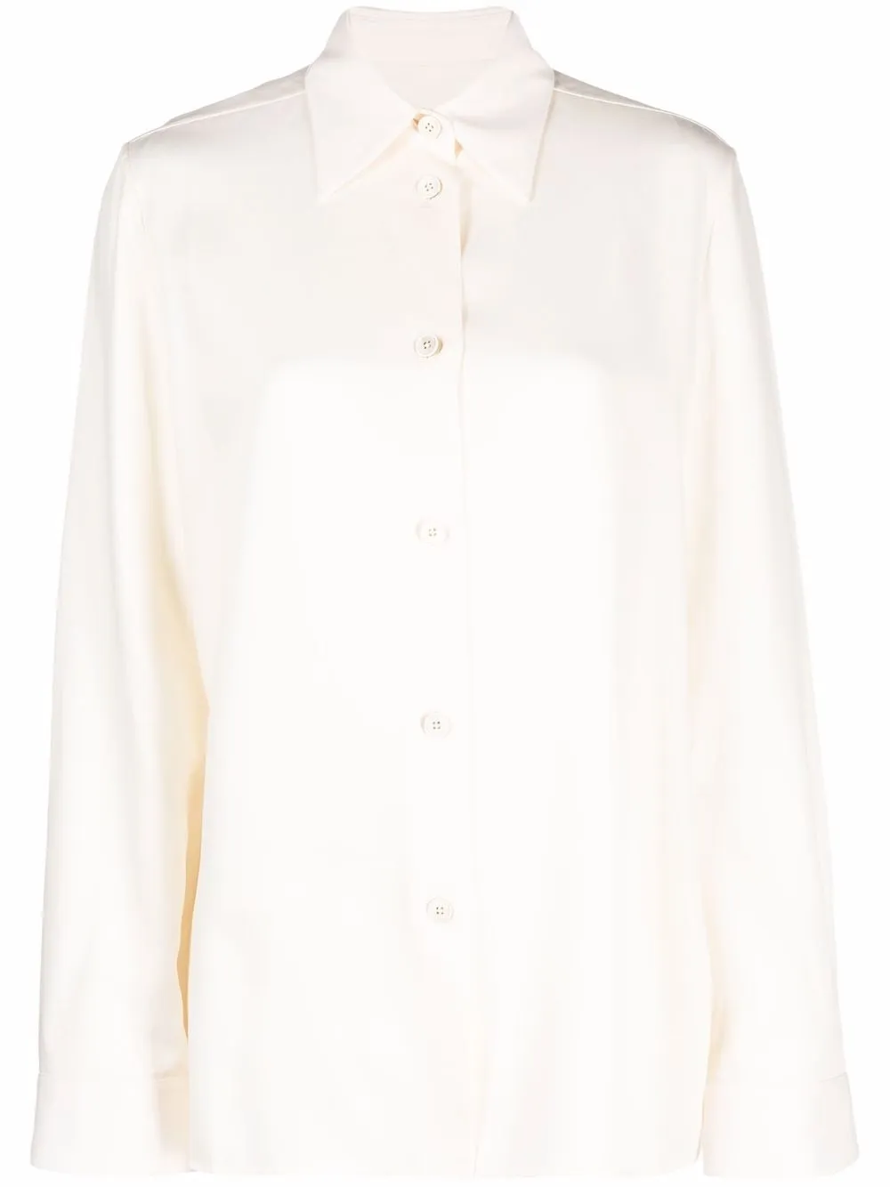 

Jil Sander camisa con cuello de pico - Neutro