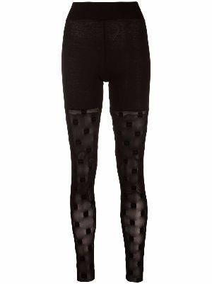 diesel sheer leggings