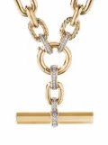 David Yurman 18kt yellow gold Lexington Chain diamond necklace