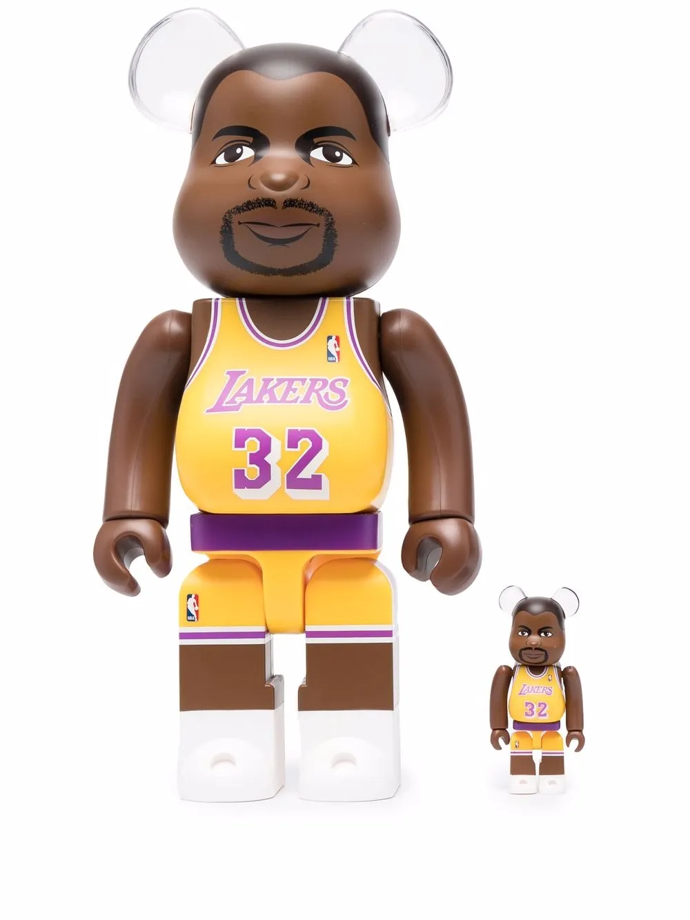 

Medicom Toy BE@RBRICK Magic Johnson 100% and 400% figure set - Brown