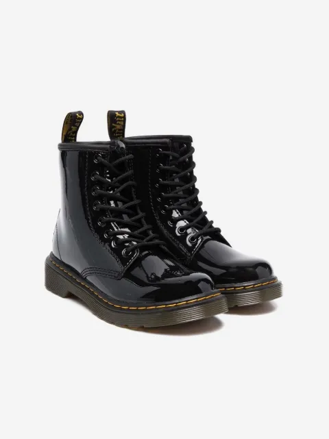 Dr. Martens Kids 1460 patent leather boots