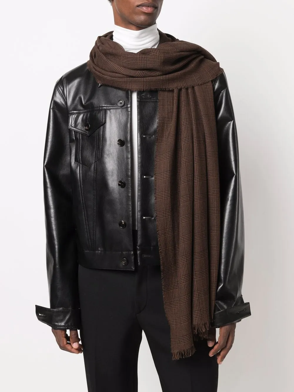 фото Tom ford шарф в клетку