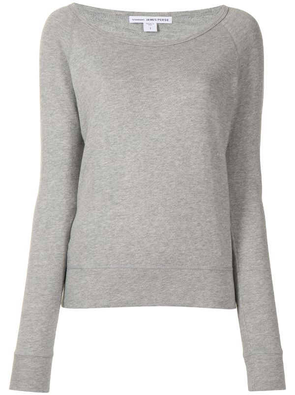 James perse vintage fleece sweatshirt sale