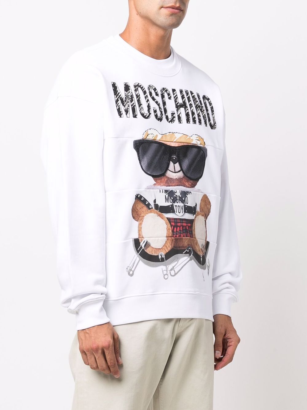 фото Moschino толстовка с логотипом