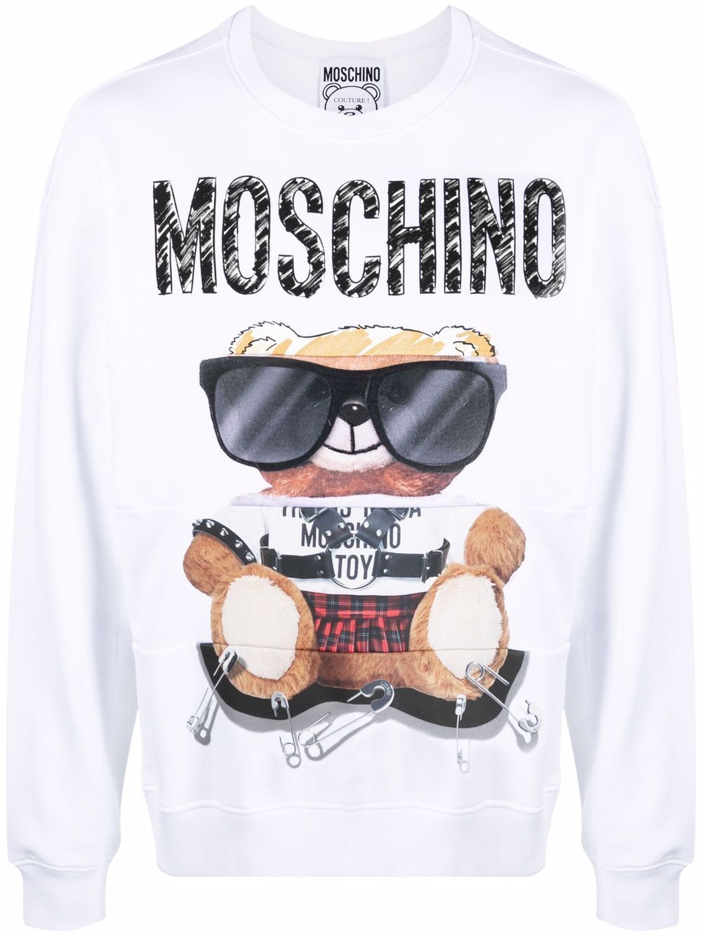 фото Moschino толстовка с логотипом