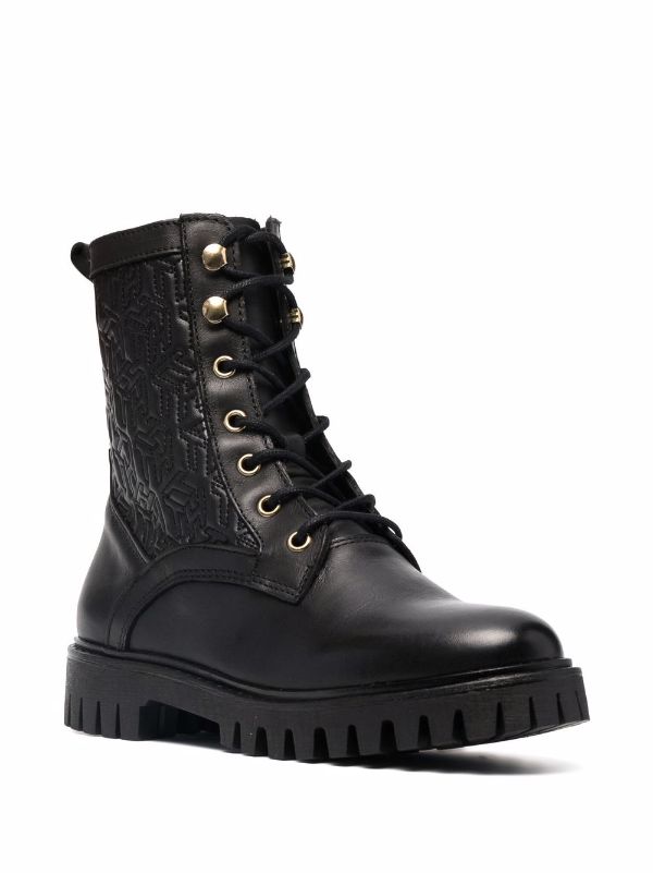 hilfiger lace up boots