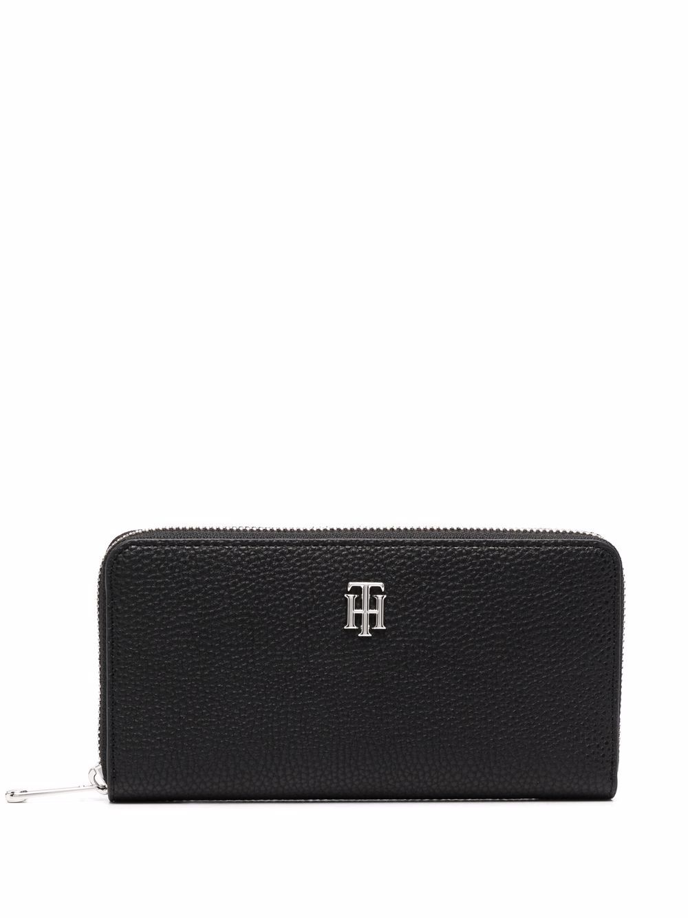 

Tommy Hilfiger The Element logo-plaque leather wallet - Black