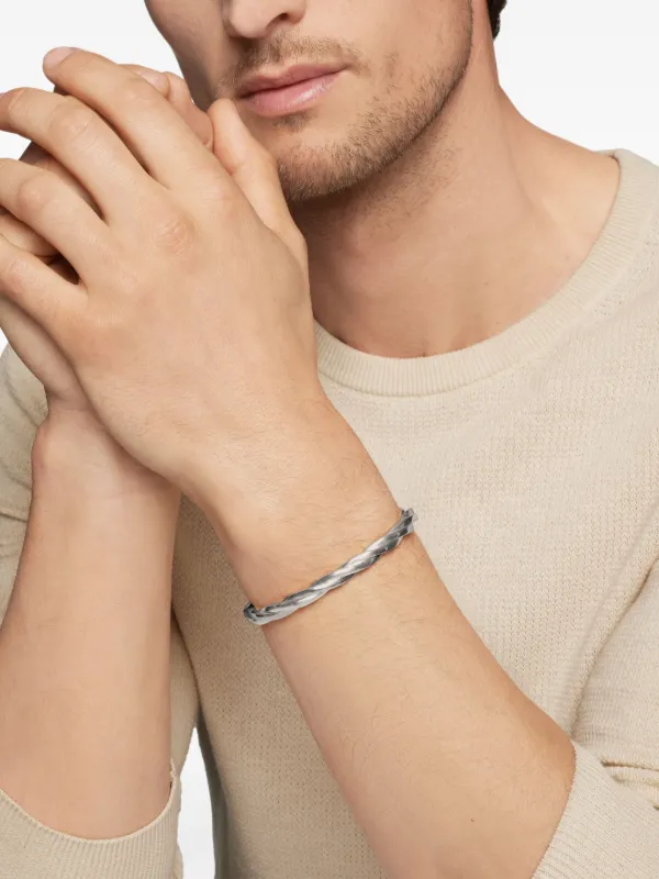 David Yurman DY Helios カフブレスレット 6mm スターリングシルバー