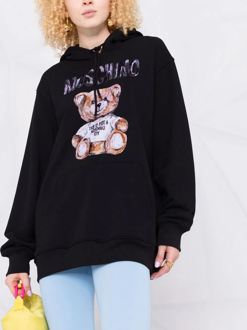 фото Moschino худи с принтом teddy bear