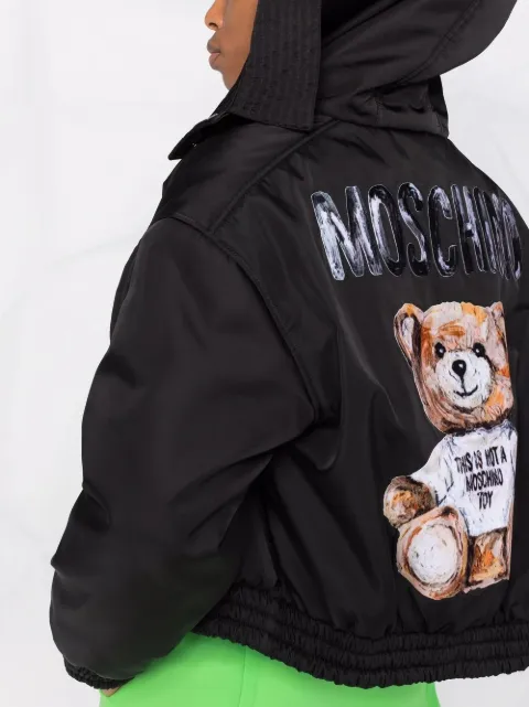 moschino teddy bear jacket