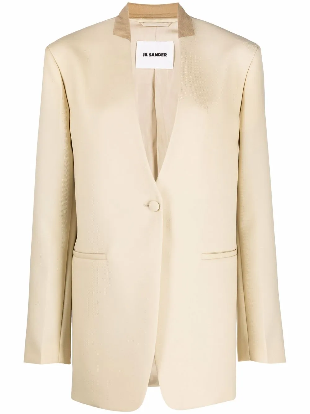 

Jil Sander blazer de vestir oversize - Neutro