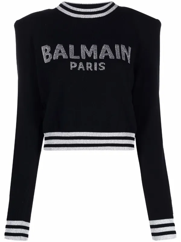 balmain grey jumper