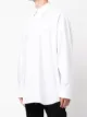 Raf Simons logo-embroidered long-sleeve shirt