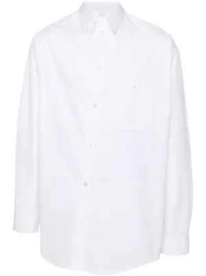 Maison Margiela メゾン・マルジェラ ポプリン シャツ - FARFETCH
