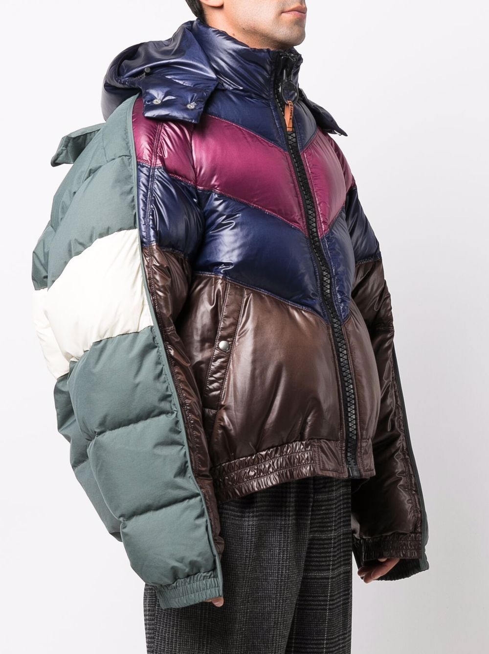 фото Maison mihara yasuhiro куртка с дутыми вставками
