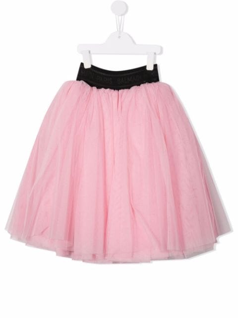 logo-waistband tutu