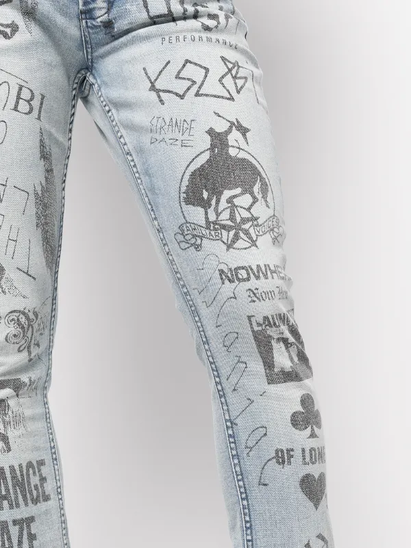 Ksubi Van Winkle グラフィック スキニージーンズ 通販 - FARFETCH