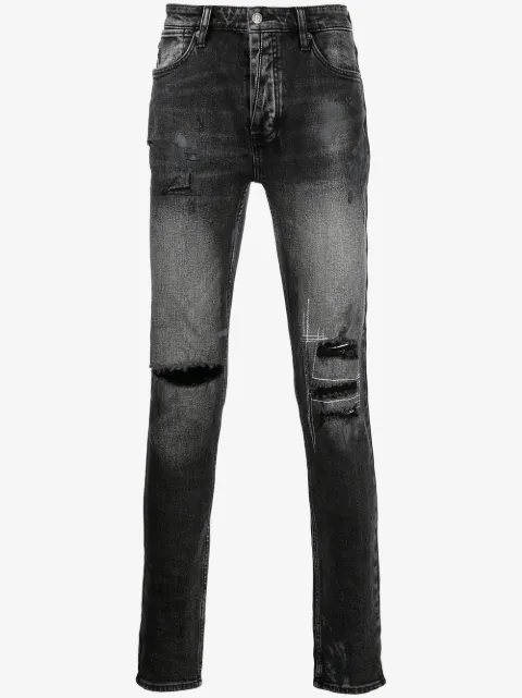 Ksubi Van Winkle Burnt skinny jeans