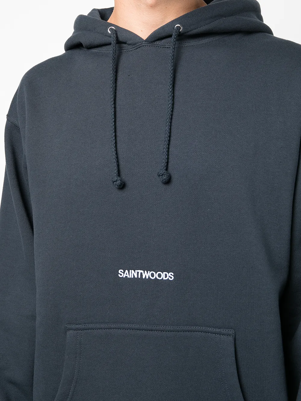 фото Saintwoods худи из джерси с логотипом