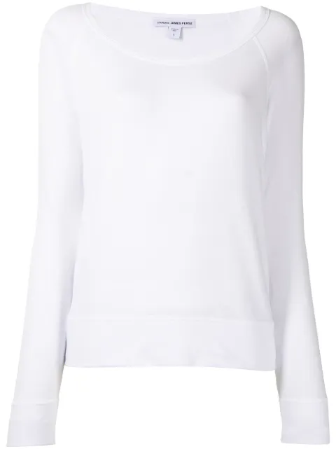 James Perse sudadera con cuello redondo