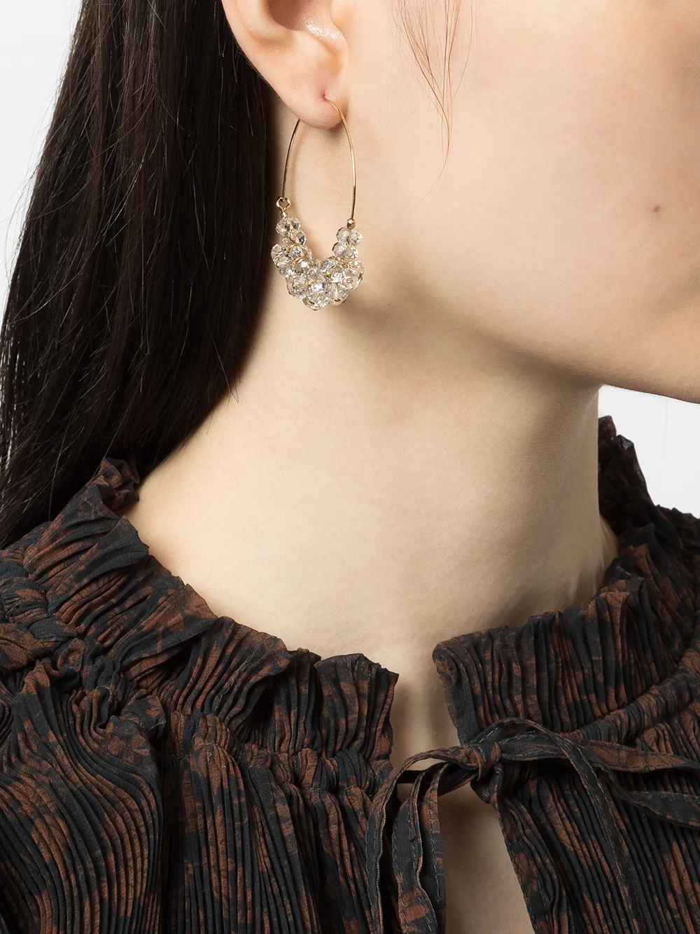 фото Isabel marant étoile декорированные серьги-кольца