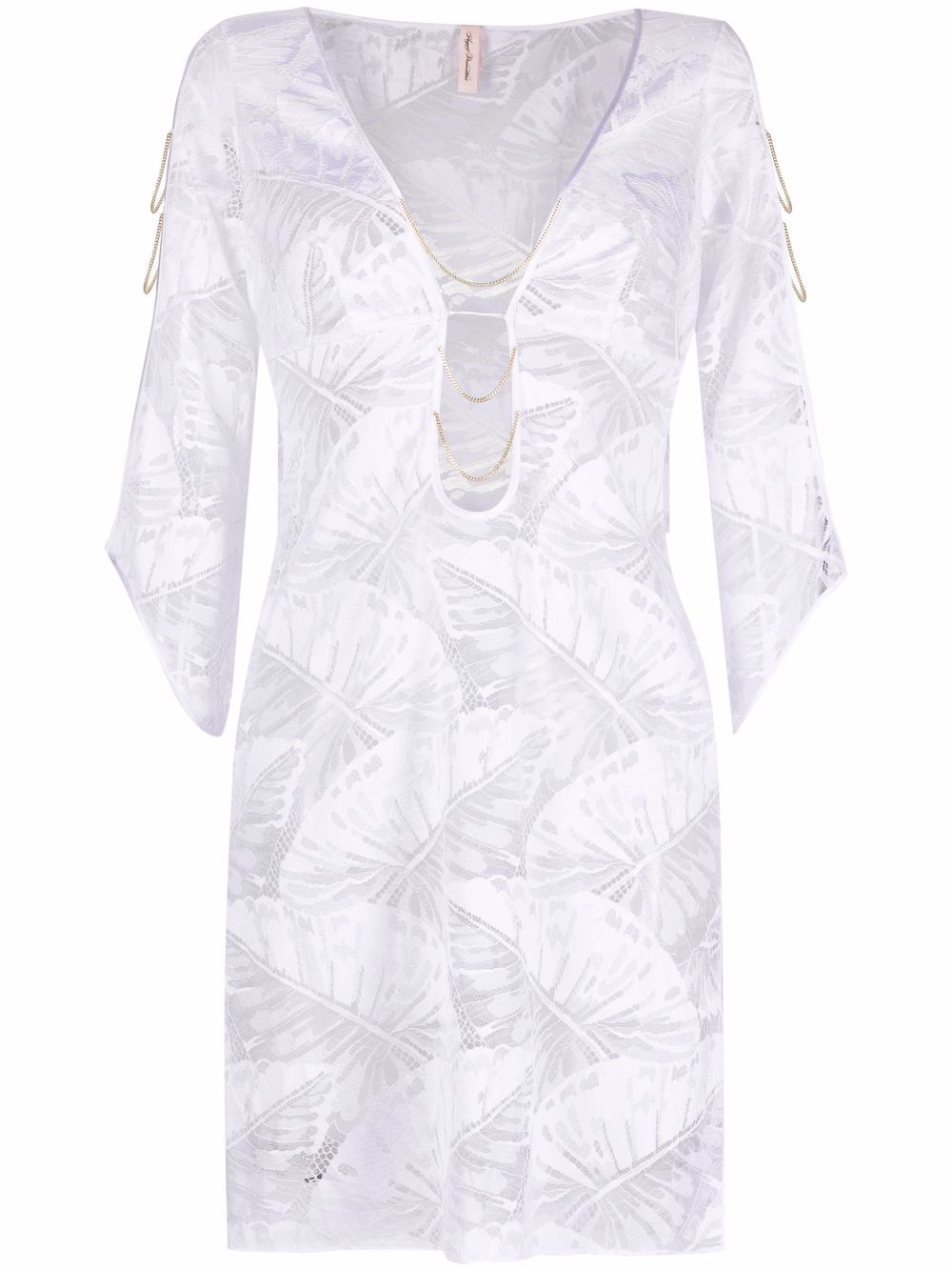 фото Agent provocateur leaf print cover-up