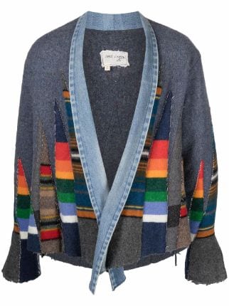 Greg Lauren open-front Wool Blazer - Farfetch