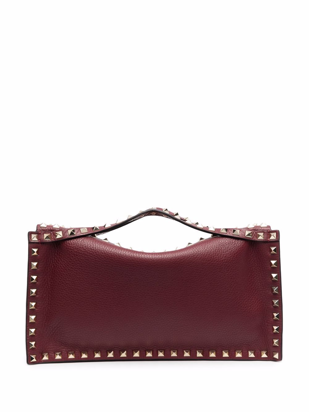 фото Valentino garavani rockstud leather clutch