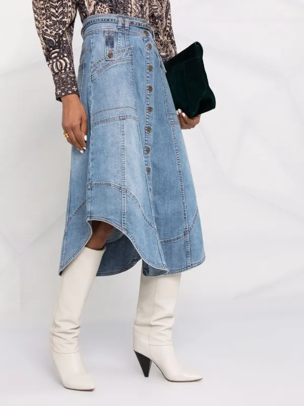 Ulla Johnson high-waisted Denim Skirt 