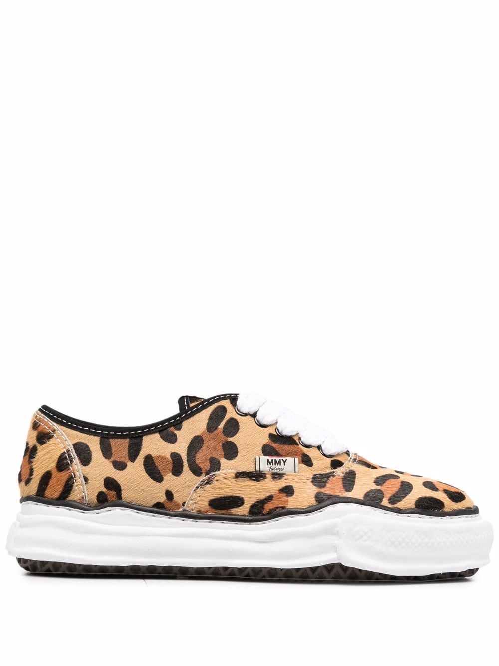Image 1 of Maison MIHARA YASUHIRO leopard-print low-top sneakers
