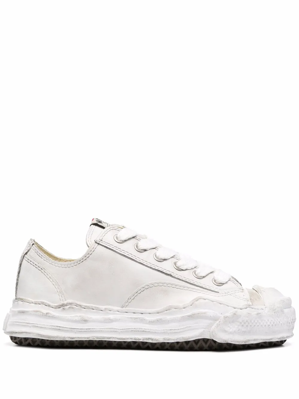 фото Maison mihara yasuhiro panelled low-top leather sneakers