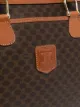 Céline Pre-Owned 1990s pre-owned Macadam pattern tote bag