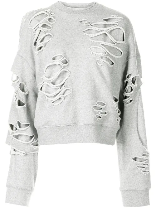 Sweat oversize à design superposé - Goen.J - Modalova