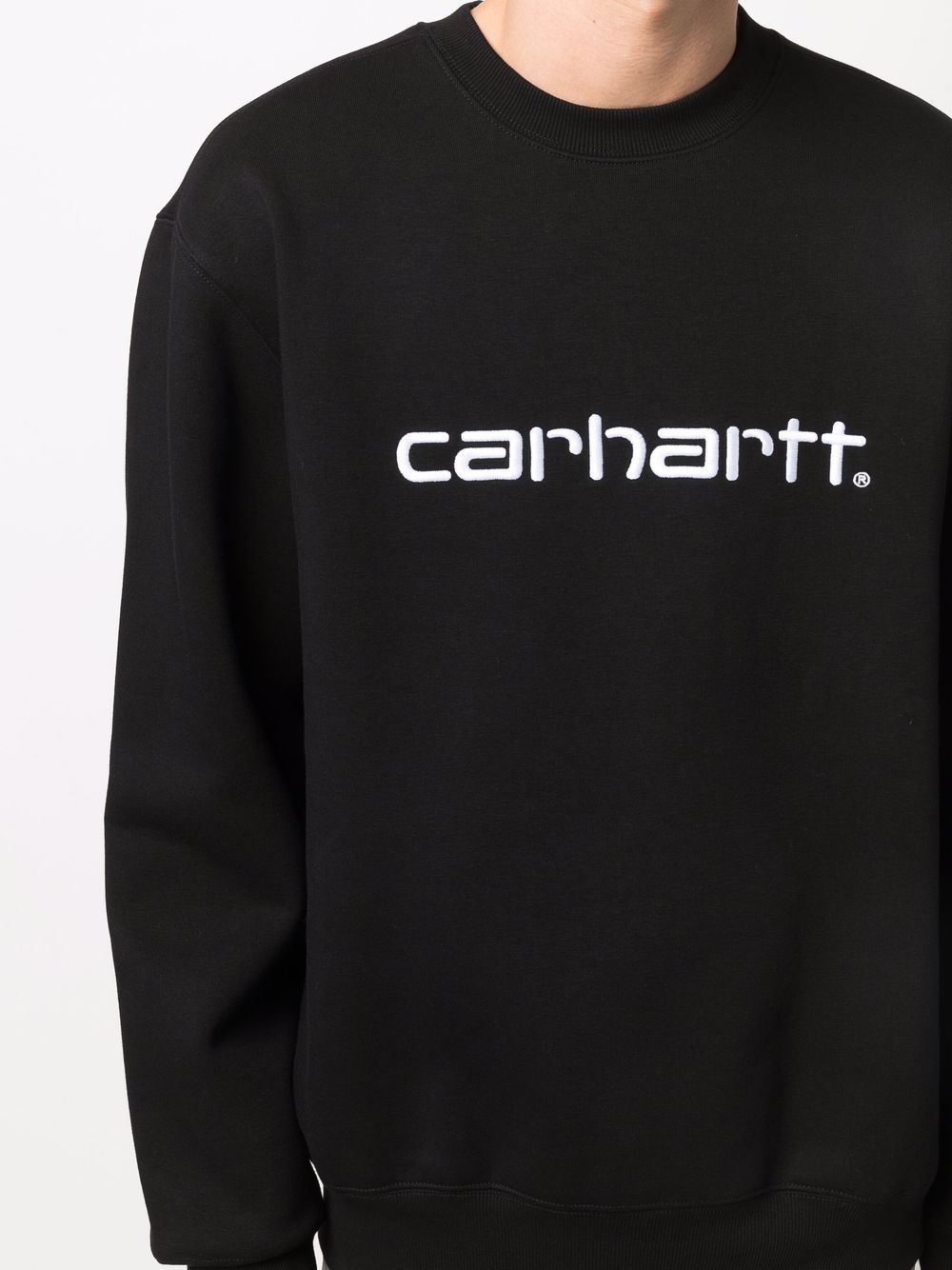 фото Carhartt wip толстовка с круглым вырезом и логотипом