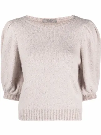 Shop D.Exterior puff-sleeved jumper 